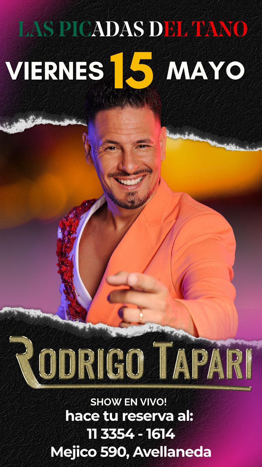 Rodrigo Tapari 15 de mayo